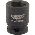 Draper Expert 3/8″ Drive Hi-Torq Hexagon Impact Socket Metric 3/8″ 16mm