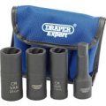 Draper Expert 4 Piece 1/2″ Drive Double Ended Wheel Nut Socket Set 1/2″