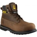 Caterpillar Mens Holton Safety Boots Brown Size 9