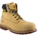 Caterpillar Mens Holton Safety Boots Honey Size 9