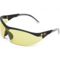 Caterpillar Digger Protective Safety Glasses Yellow