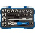 Draper 26 Piece 1/4″ Drive Hex Socket & Screwdriver Bit Set Metric 1/4″