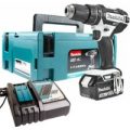 Makita DHP482 18v White Cordless LXT Combi Drill 1 x 3ah Li-ion Charger Case