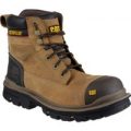 Caterpillar Mens Gravel Safety Boots Beige Size 12