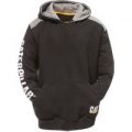 Caterpillar Logo Panel Hooded Sweatshirt Black S