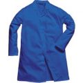 Portwest Mens Single Pocket Food Coat Royal Blue XL