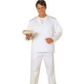 Portwest Mens Long Sleeved Bakers Shirt White XL