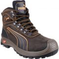 Puma Mens Sierra Nevada Mid Safety Boots Brown Size 8