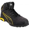 Puma Mens Safety Amsterdam Mid Safety Boots Black Size 10.5