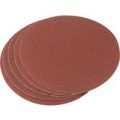 Draper 200mm Diameter Aluminium Oxide Sanding Discs 200mm 60g Pack of 5