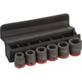 Bosch 6 Piece 1” Drive Hexagon Impact Socket Set Metric 1″