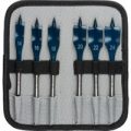 Bosch 6 Piece Self Cut Speed Flat Wood Drill Bit Set