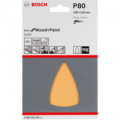 Bosch C470 Hook & Loop Large Delta Sanding Sheets for Paint & Wood 100mm x 150mm 80g Pack of 10