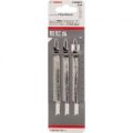 Bosch T308 BFP Hard Wood Cutting Jigsaw Blade Pack of 3