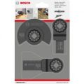 Bosch 3 Piece Oscillating Multi Tool Universal Cutting Blade Set
