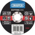 Draper Flat Metal Cutting Disc 115mm 3mm 22mm