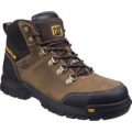 Caterpillar Mens Framework Safety Boots Brown Size 9