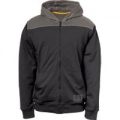 Caterpillar Contrast Yoke Zip Sweatshirt Black S