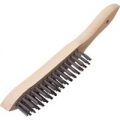 Draper Heavy Duty Wire Scratch Brush 3 Rows