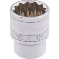 Draper 3/8″ Drive Polished Finish Hi Torq Bi Hexagon Socket Metric 3/8″ 17mm