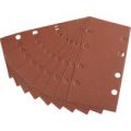 Draper Punched Hook & Loop Sanding Sheets 90mm x 187mm 120g Pack of 10