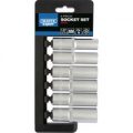 Draper Expert 6 Piece 1/2″ Drive Deep Hex Socket Set Metric 1/2″