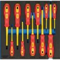 Draper VDE Insulated Screwdriver Set 11 Piece In Eva Insert Tray