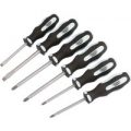 Draper 6 Piece Pound Thru Soft Grip Screwdriver Set