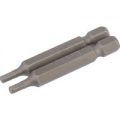 Draper Hex Screwdriver Bit Hex 5mm 25mm Pack of 2