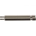 Draper Hex Screwdriver Bit Hex 2.5mm 75mm Pack of 2