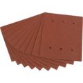 Draper Punched 1/4 Sanding Sheets 115mm x 145mm 120g Pack of 10