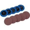 Draper 50mm Diameter Aluminium Oxide Sanding Disc 50mm 320g Pack of 10