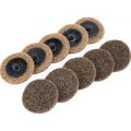 Draper Polycarbide Abrasive Pad Disc 50mm 50mm Coarse Pack of 10