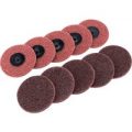 Draper Polycarbide Abrasive Pad Disc 75mm 75mm Medium Pack of 10