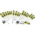 Draper 44 Piece Screwdriver Allen Key & Bit Set Green