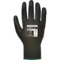 Portwest PU Palm General Handling Grip Gloves Black XS