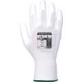 Portwest PU Palm General Handling Grip Gloves White M