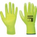 Portwest PU Palm General Handling Grip Gloves Yellow S