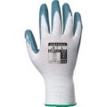 Portwest Flexo Grip Nitrile Trademens Gloves Grey / White S