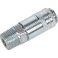 Sealey Male Slim Vertex Air Fitting BSPT Thread 1/2 Bspt