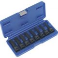 Sealey 8 Piece 1/2″ Drive Impact Spline Socket Bit Set 1/2″