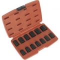 Sealey 13 Piece 1/2″ Drive Hexagon WallDrive Impact Socket Set Metric 1/2″