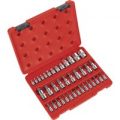 Sealey 38 Piece Combination Drive Torx / Security Torx Socket & Socket Bit Set Combination