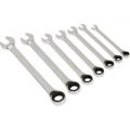 Sealey 7 Piece Reversible Ratchet Combination Spanner Set