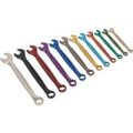 Sealey 12 Piece Multi Coloured Combination Spanner Set