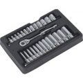 Sealey 27 Piece 1/4″ Drive Socket Set 1/4″