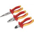 Sealey 3 Piece VDE Insulated Plier Set