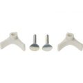 ALM FL198 Handle Fingerwheels & Bolts Fits Many Flymo Hover & Wheeled Lawnmowers