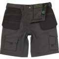 Apache Rip Stop Holster Light Weight Work Shorts Grey 40″