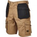 Apache Rip Stop Holster Light Weight Work Shorts Stone 38″